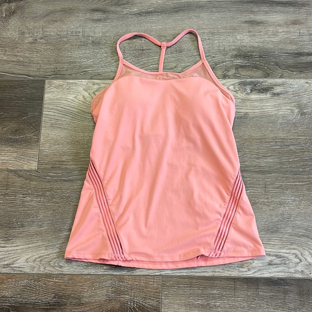 Fabletics Pink Racerback Tank Top